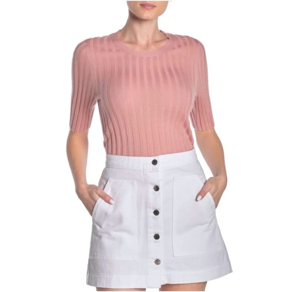 Veronica Beard Delilah Cashmere Ribbed Sweater NWT - Picture 2 of 7